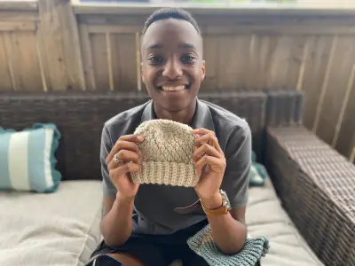 Halifax teen connects knitters, donates baby hats to IWK hospital