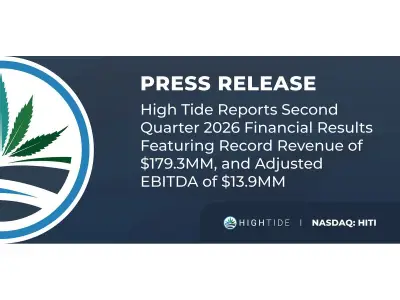 High Tide Reports Record Q2 2026 Revenue of $179.3M and $13.9M Adjusted EBITDA