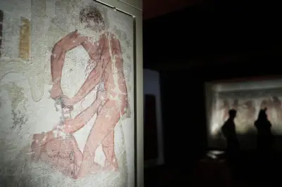 Italy Unveils Ancient Etruscan Tomb Frescoes in New Museum Display