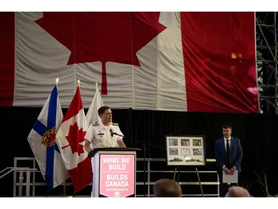 Keel Laid for First River-Class Destroyer HMCS Fraser in Halifax
