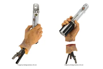 Luke's 'Empire' lightsabre, 'Wizard of Oz' witch hat, Lebowski rugs up for auction