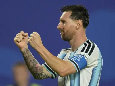 Messi Hat-Trick Equals World Cup Goals Record in Argentina Win