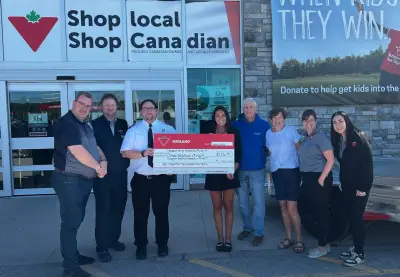 Midland Canadian Tire Raises $10K in Donations for Community