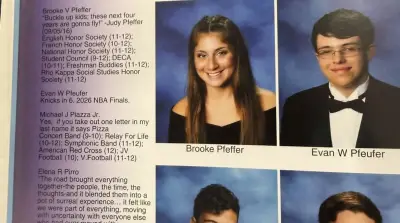 NY Knicks Fan's 2020 Yearbook Prediction Goes Viral as Finals Approach