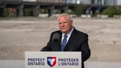 Ontario Premier Doug Ford Dismisses Poll Showing Plunging Popularity