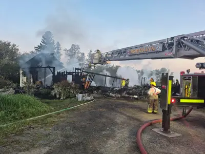 Overnight Fire Destroys Home in West Hants, Nova Scotia