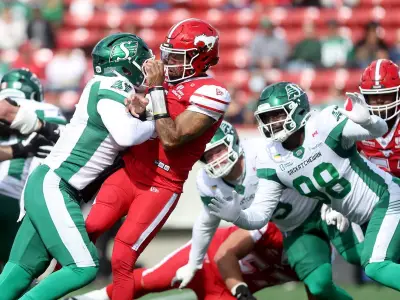 Roughriders Outlast Stampeders 40-37 in Double Overtime Thriller
