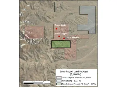Sable Expands Zorro Project via Staking and El Acero Option in Argentina