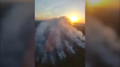 Saskatchewan Wildfires Force 1,300 Evacuations; Progress Near Shellbrook