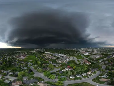 Severe Thunderstorm Watch for Ottawa, Tornado Warning for Kingston