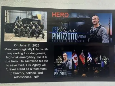 Slain Toronto officer Marc Pinizzotto honoured in Port Credit Canada Day parade