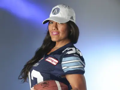 SUNshine Girl Jennifer Cheers CFL Kickoff with Fitness Passion