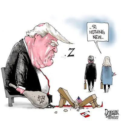Tim Dolighan Cartoon June 15 2026 Captures Political Satire