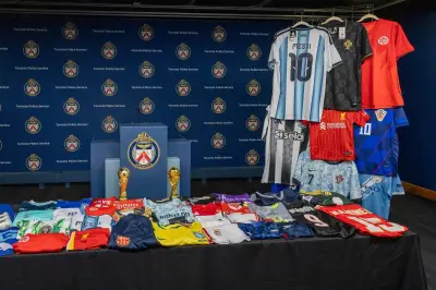 Toronto Police Seize Record-Breaking Counterfeit Soccer Jerseys