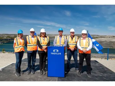 Troilus Welcomes Quebec Leaders for 70 MW Hydro Power Allocation