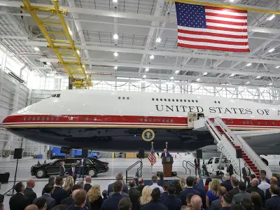 Trump unveils Qatar-gifted 'flying White House' as new Air Force One