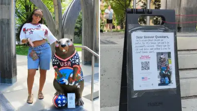 U.S.-themed World Cup beaver designed by Ottawa artist destroyed in Toronto