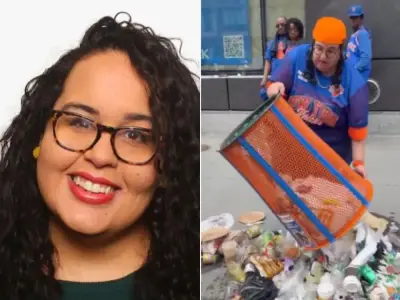 Viral Knicks fan who stole trash can fired from JPMorgan Chase
