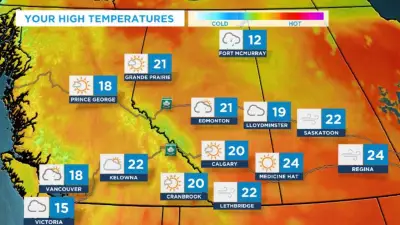 Warm Monday in Calgary Before Rain Returns Midweek