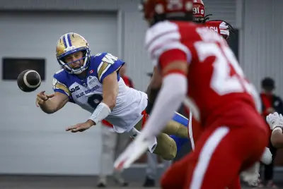 Winnipeg Blue Bombers edge Calgary Stampeders 30-28 in season opener