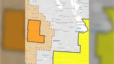 WinnipegOrange Tornado Watch and Severe Thunderstorm Warning for SW Manitoba