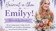 Airdrie salon hosts cut-a-thon for rare cancer patient