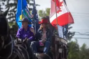 Alberta Flags Fly High at Town Parade Amid Separatism Debate