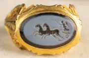 Amateur Metal Detectorist Discovers Gold Roman Ring