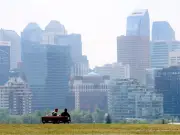 Calgary Air Quality Warning as Saskatchewan Wildfire Smoke Arrives