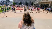 Cambridge Protest Supports Teen's Pride Speech After Mayor's Actions