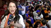 CBS Reporter's Live Shot Derailed by Knicks Fan's Expletive After Title Win