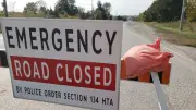 Crash Closes North Dumfries Road in Ontario