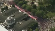 Croatia Fans Unfurl 100-Metre Flag at Toronto Stadium March