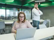 DEAR ABBY: Boss's fiance oversteps boundaries, causing workplace tension