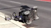 Elderly Woman Seriously Injured in Scooter-Car Collision in London