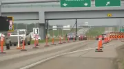 Farm Equipment Damages Highway 11 Bridge Near Regina Bypass