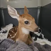 Fawns Recovering at Aspen Valley Wildlife Sanctuary