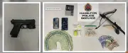 Fentanyl, Pistol, and Crossbow Seized in Hamilton Raid, Two Men Arrested
