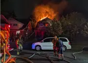 Fire Crews Battle Blaze at Boarded-Up West Windsor House