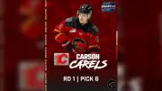 Flames Select Defenceman Carson Carels in First Round of NHL Draft