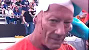 Fox Sports Cameraman Dave Bloodied but Blows Kiss After Sideline Collision