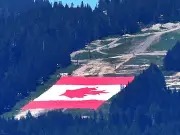 Grouse Mountain Unveils Largest Canadian Flag on a Mountain Ahead of World Cup