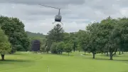 Helicopter Drops Golf Balls on 18th Hole at Galt Country Club