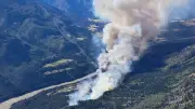 Highway closure, air quality warning in effect due to wildfire near Lytton, B.C.