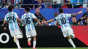 Lionel Messi Scores in Fifth World Cup, Ties Record