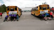 London Companies Push the Bus to Raise Funds for Kids' Summer Camp