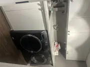 Long narrow laundry room gets elegant makeover with smart rejig
