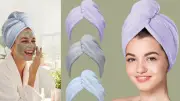 Microfiber Hair Towel Reduces Drying Time and Heat Damage