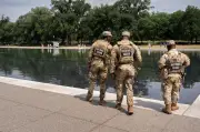 National Guard Patrols Nanobubbles at Reflecting Pool as Trump Seeks Renovation