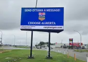 Pro-Separation Billboard in Taber Stays Up Past Removal Deadline
